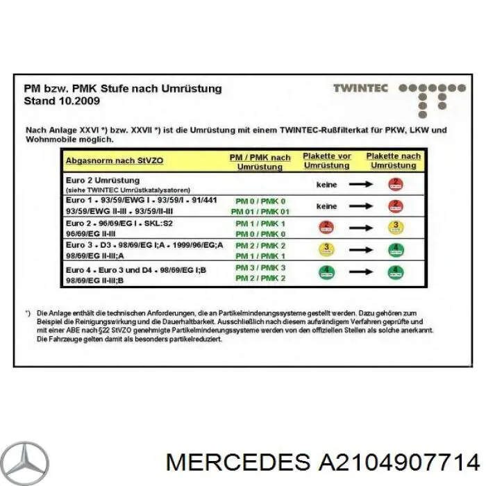 Compre A2104907714 Mercedes Tubo de admissão dianteiro (calças) do silenciador