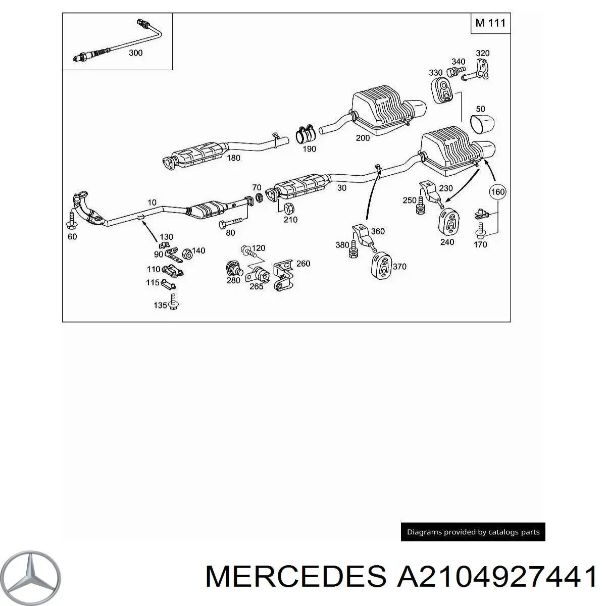  Mercedes A2104927441 preço, a partir de 57,97 USD