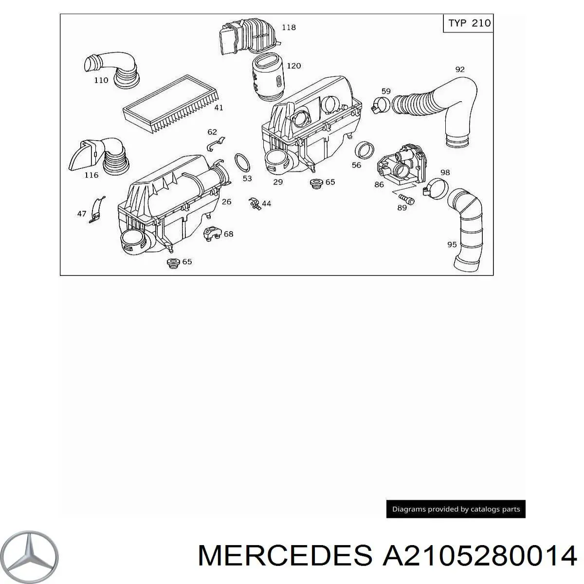 A2105280014 Mercedes 