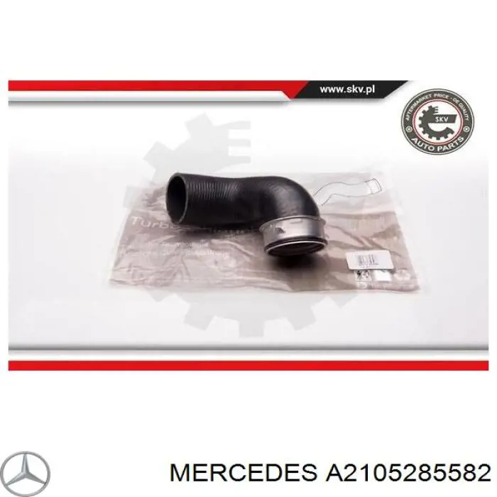 A2105285582 Mercedes Mangueira (cano derivado) de intercooler