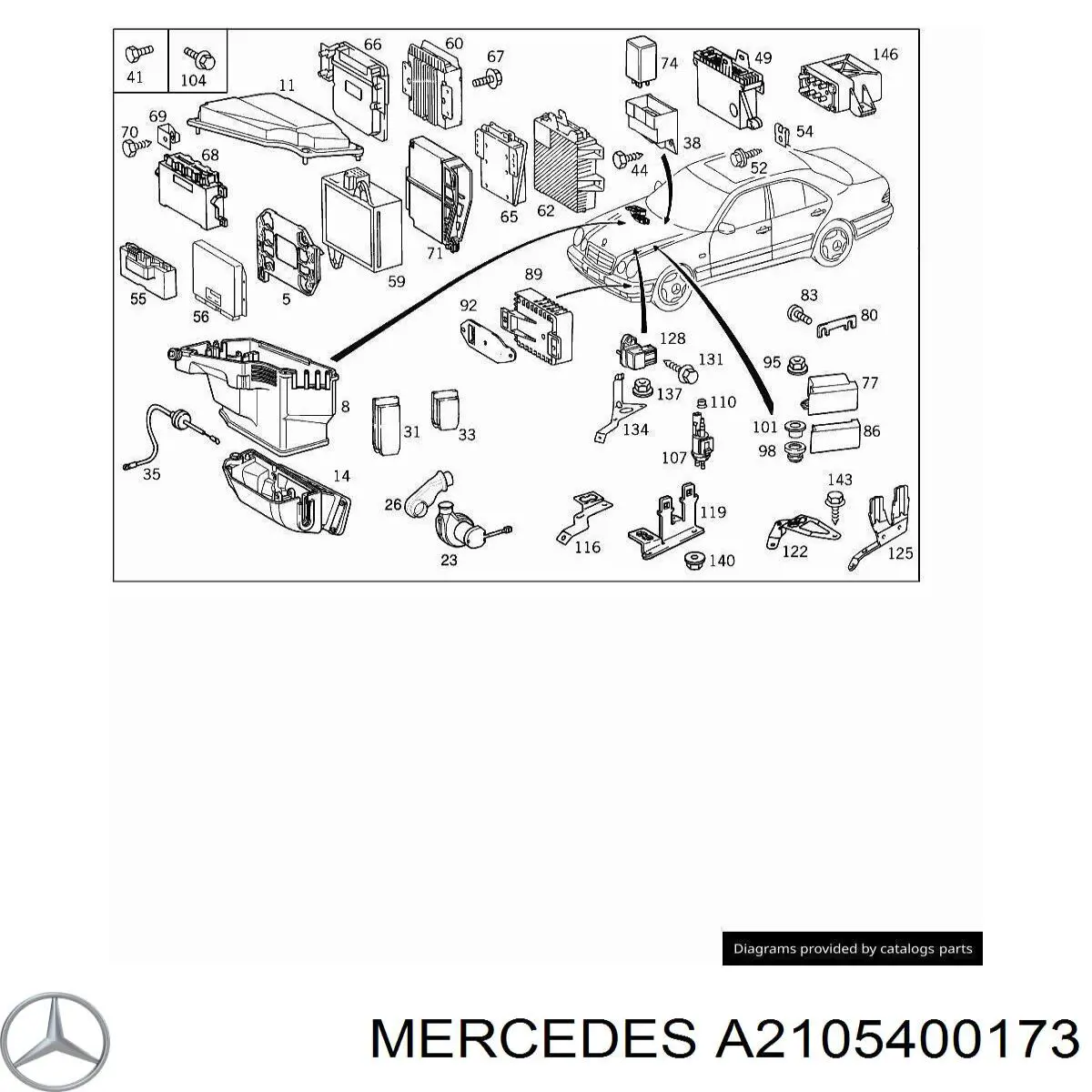 A2105400173 Mercedes 