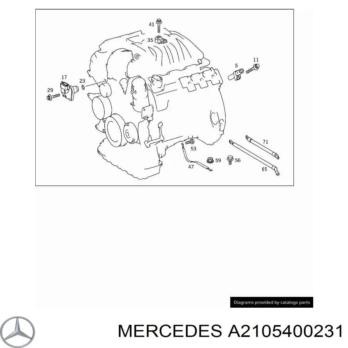 A2105400331 Mercedes 