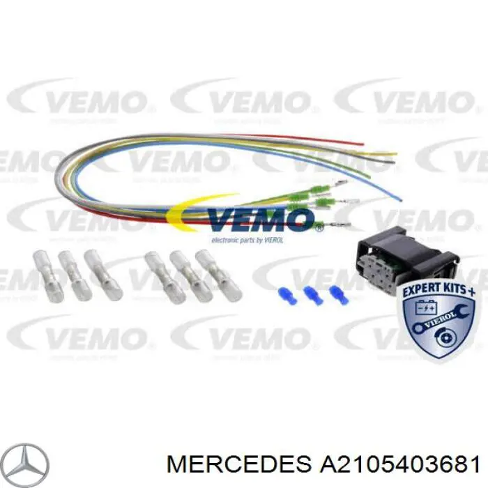 A2105403681 Mercedes Desengate (ficha) da válvula de borboleta