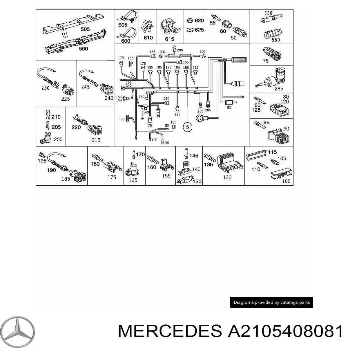 A2105408081 Mercedes 