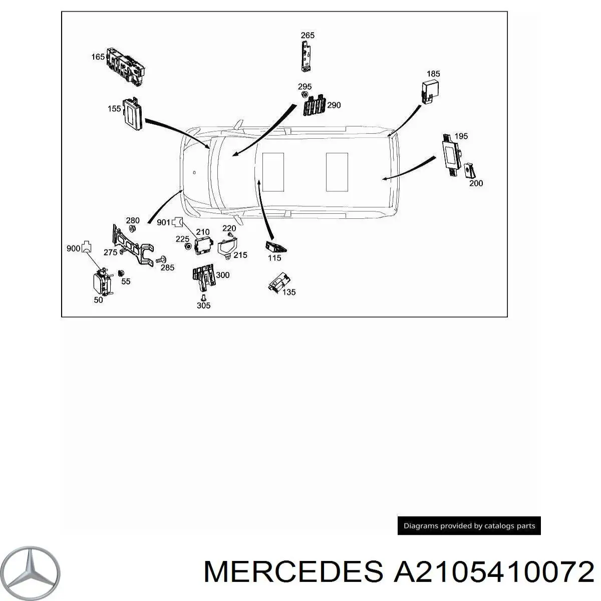  Mercedes A2105410072 preço, a partir de 14,69 USD