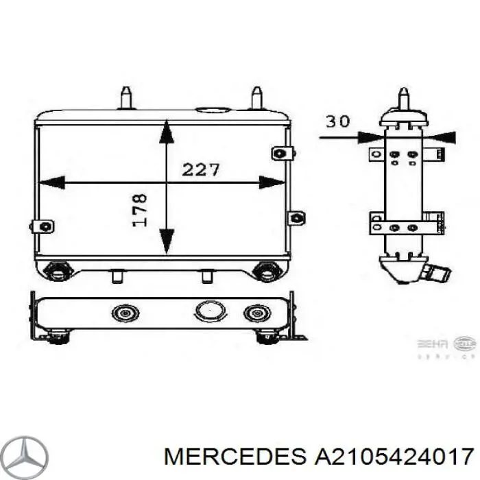 Compre A2105421117 Mercedes Sensor do nível de combustível no tanque