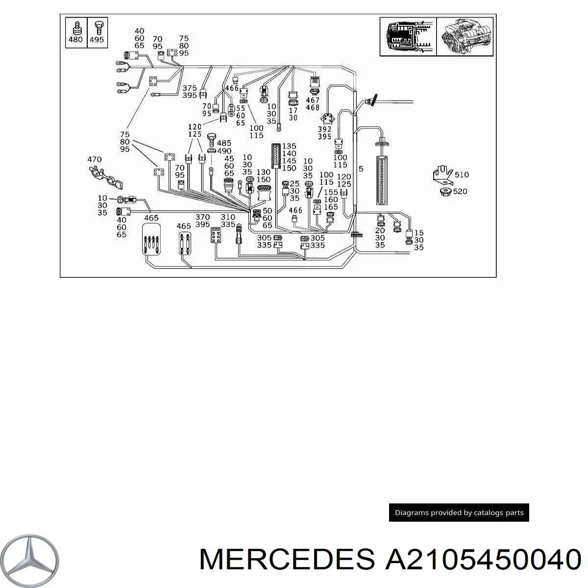 A2105450040 Mercedes 
