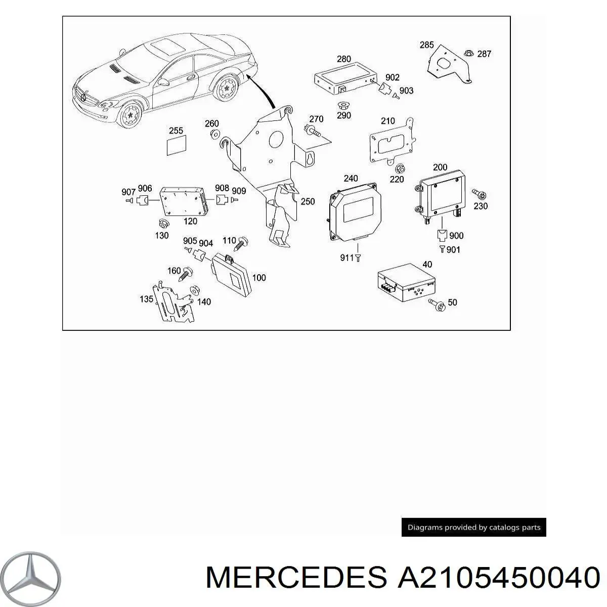  Mercedes A2105450040 preço, a partir de 14,55 USD