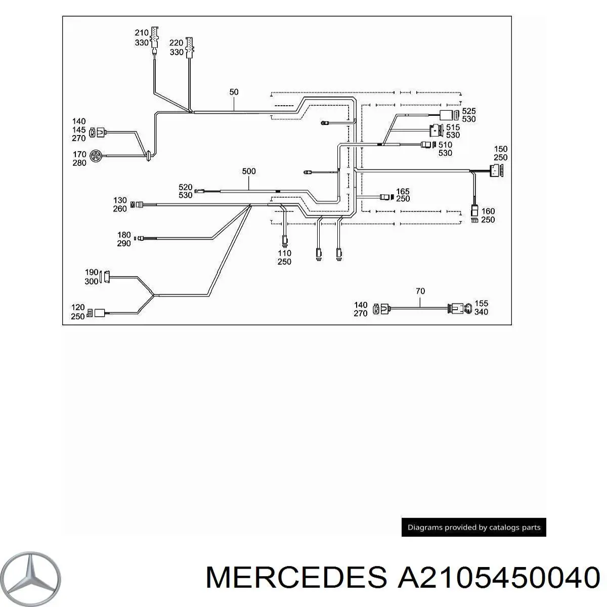 Compre A2105450040 Mercedes 