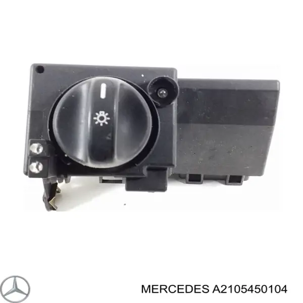A2105450104 Mercedes Comutador das luzes no "painel de instrumentos"