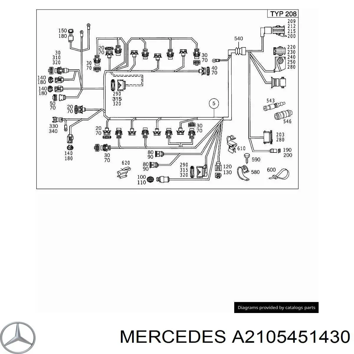  Mercedes A2105451430 preço, a partir de 3,43 USD