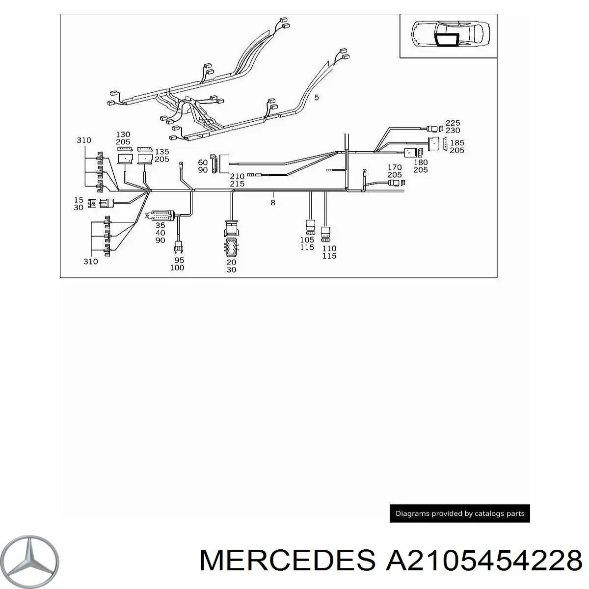 A0345454128 Mercedes 