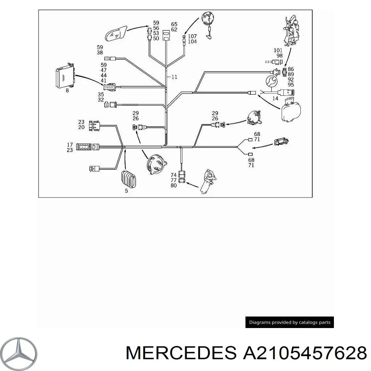 A2105457628 Mercedes 