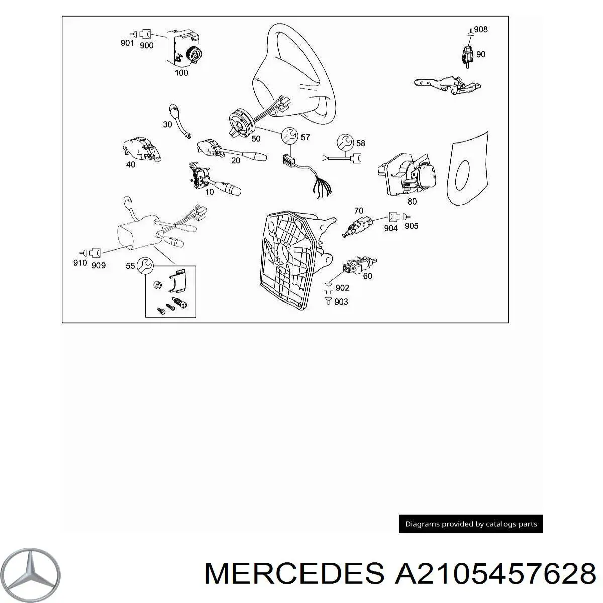  Mercedes A2105457628 preço, a partir de 14,90 USD