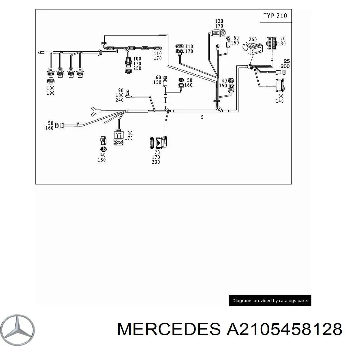 Compre A2105458128 Mercedes 