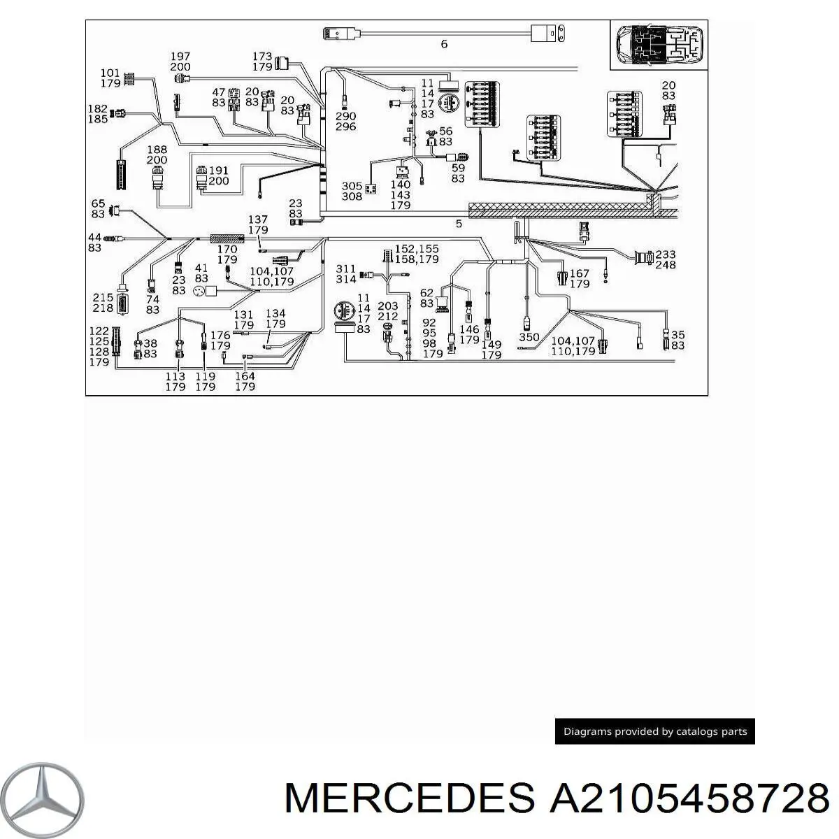 Mercedes A2105458728 preço, a partir de 10,43 USD