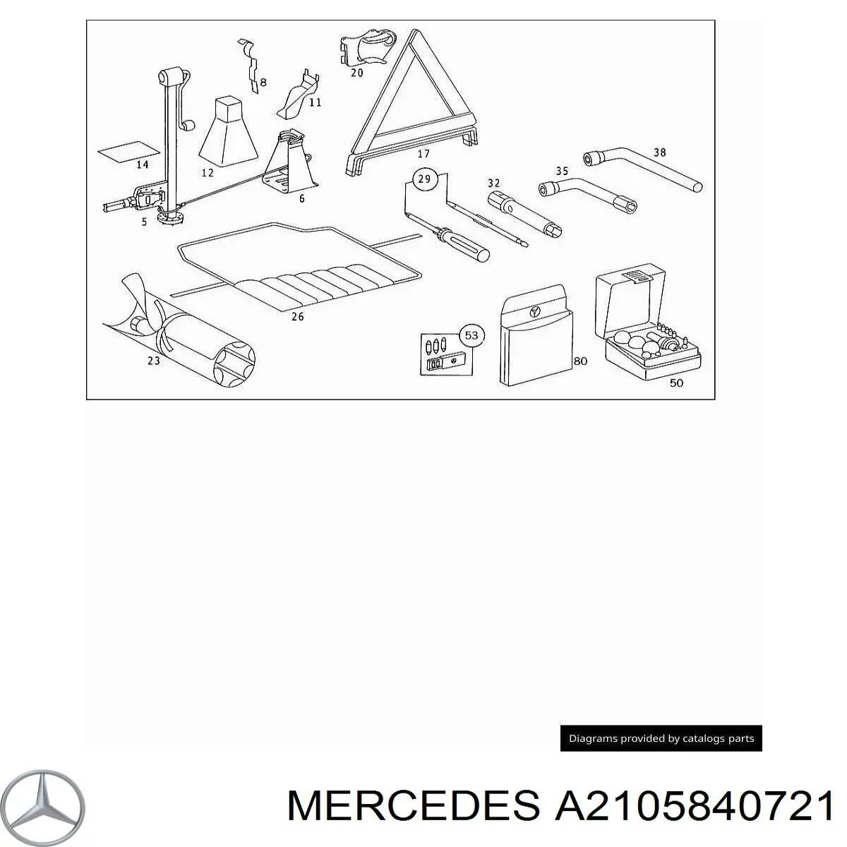 A2105840721 Mercedes 