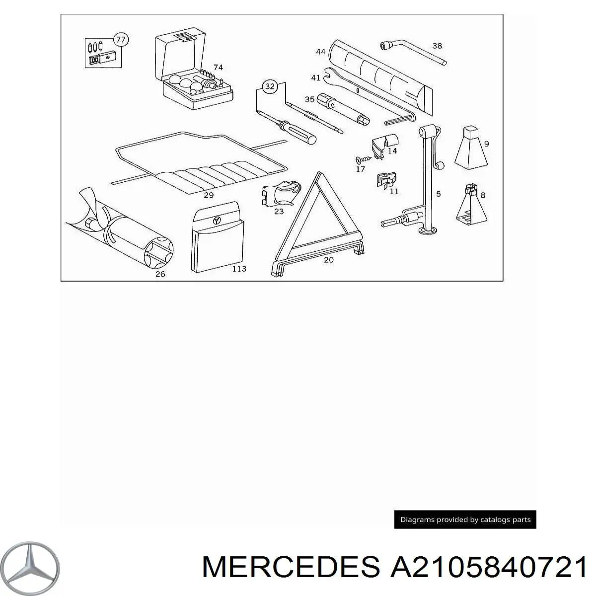  Mercedes A2105840721 preço, a partir de 40,58 USD