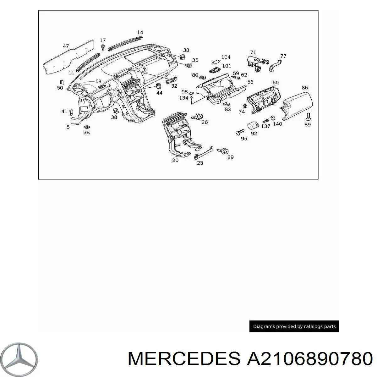 A2106890780 Mercedes 