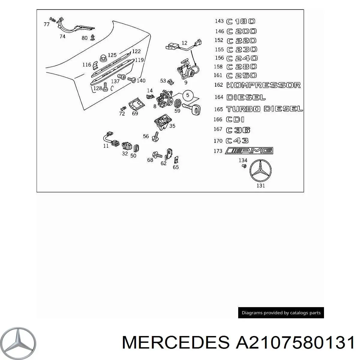 A2107580131 Mercedes 