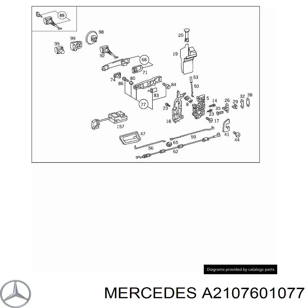 A2107601077 Mercedes 