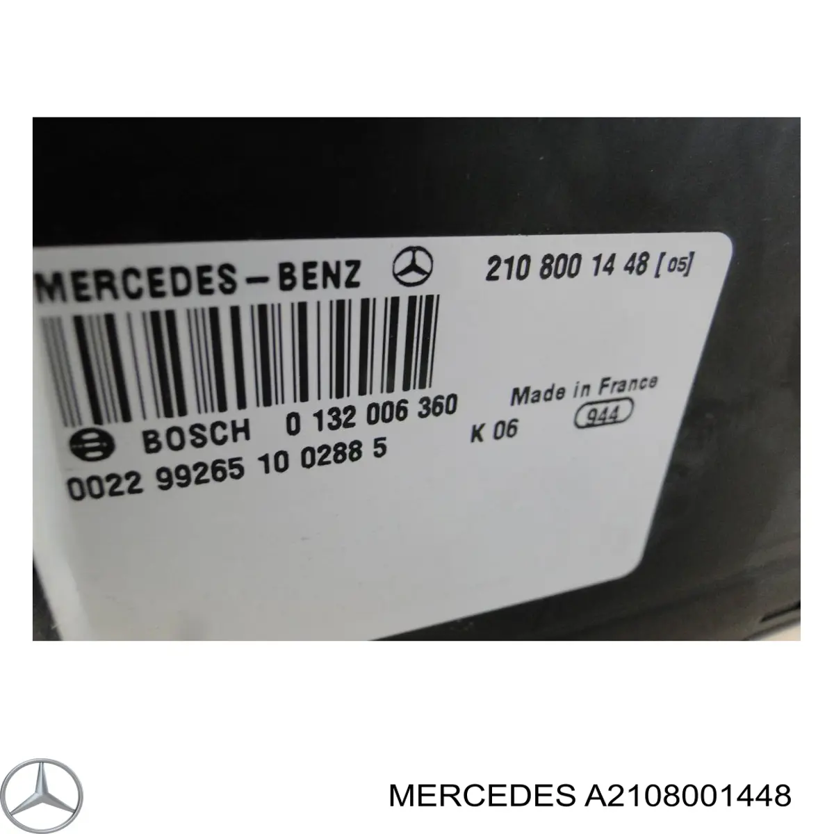 Bomba do sistema pneumático de carroçaria 0132006360 Mercedes