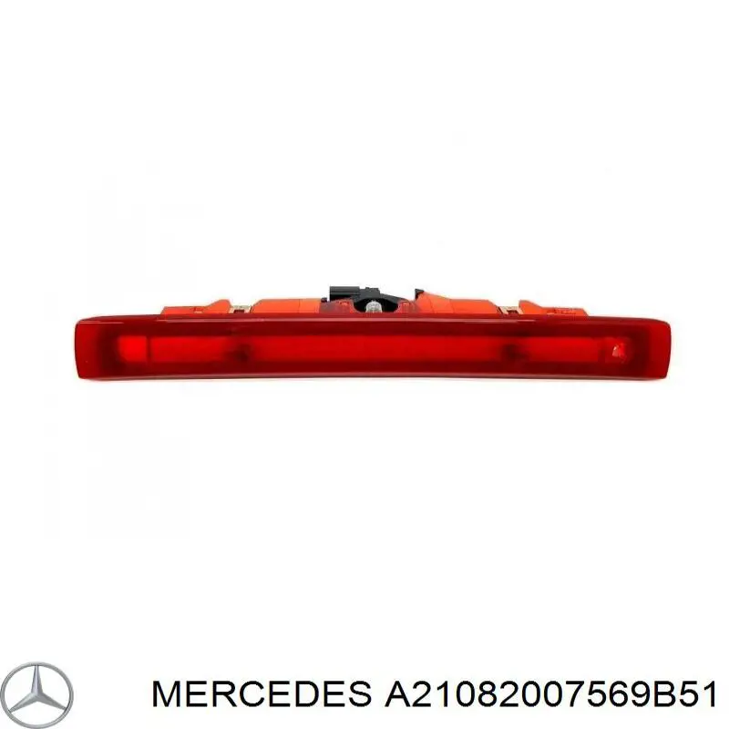 Compre A21082007569B51 Mercedes Sinal de parada traseiro adicional