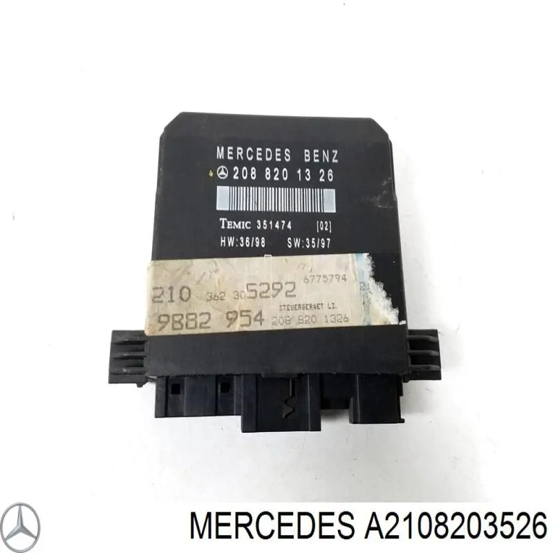 A2108203526 Mercedes Módulo de conforto da porta dianteira