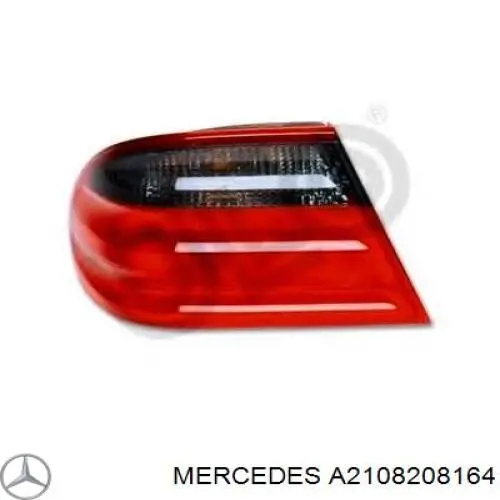 A2108208164 Mercedes Lanterna traseira esquerda externa