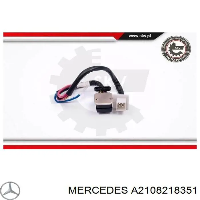 Compre A2108218351 Mercedes Resistor (resistência) de ventilador de forno (de aquecedor de salão)