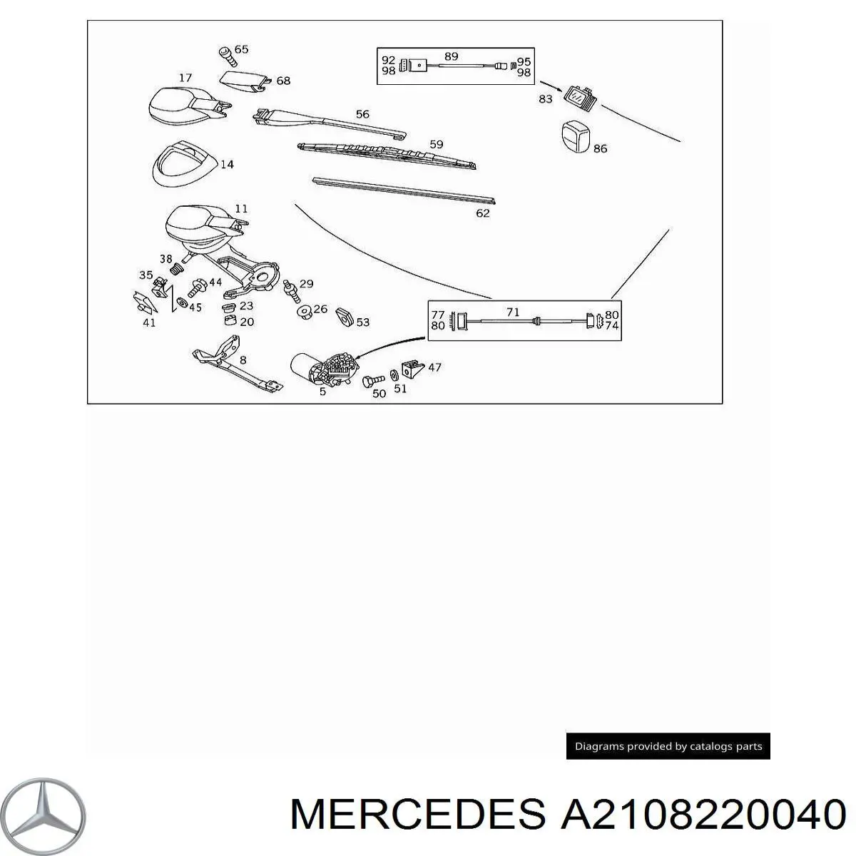  Mercedes A2108220040 preço, a partir de 5,26 USD