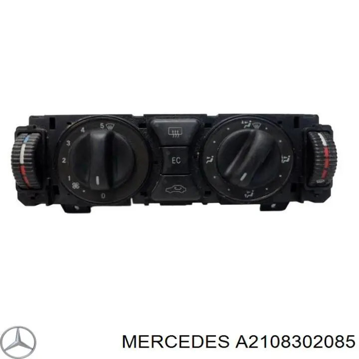 A2108302085 Mercedes Unidade de controlo dos modos de aquecimento/condicionamento