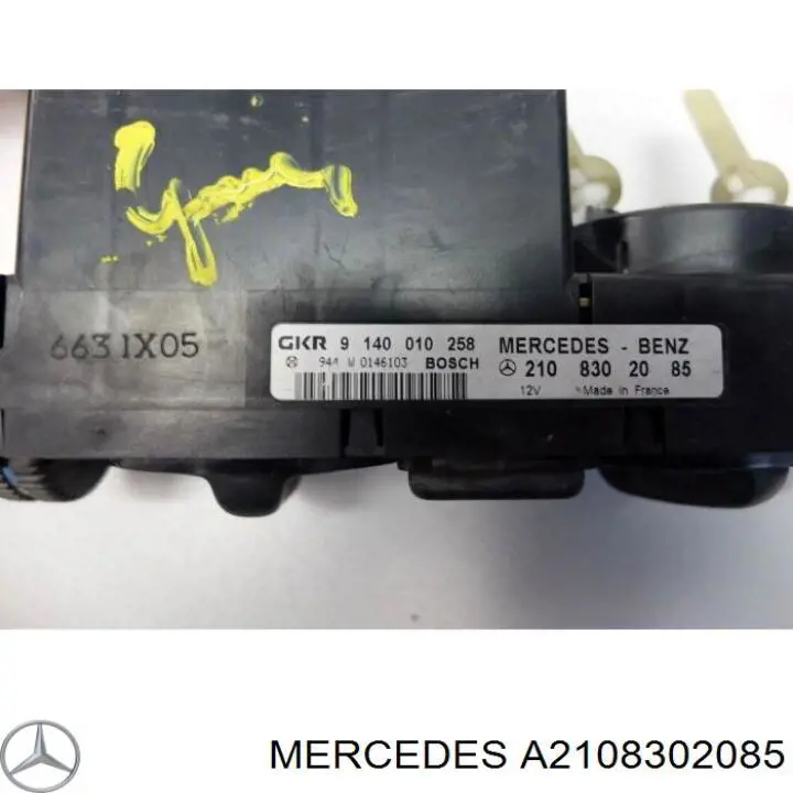 Unidade de controlo dos modos de aquecimento/condicionamento Mercedes A2108302085 preço, a partir de 74,62 USD