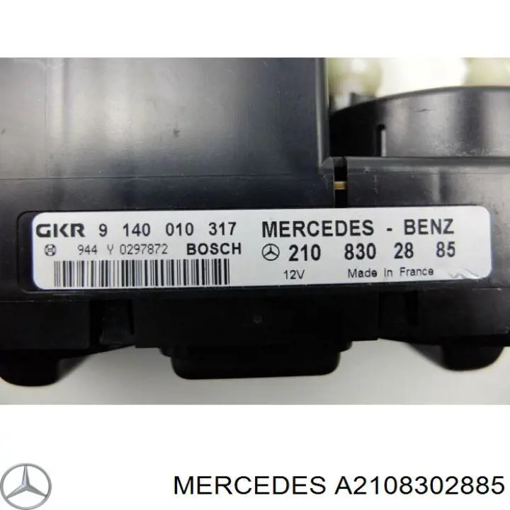 A2108302885 Mercedes Unidade de controlo dos modos de aquecimento/condicionamento