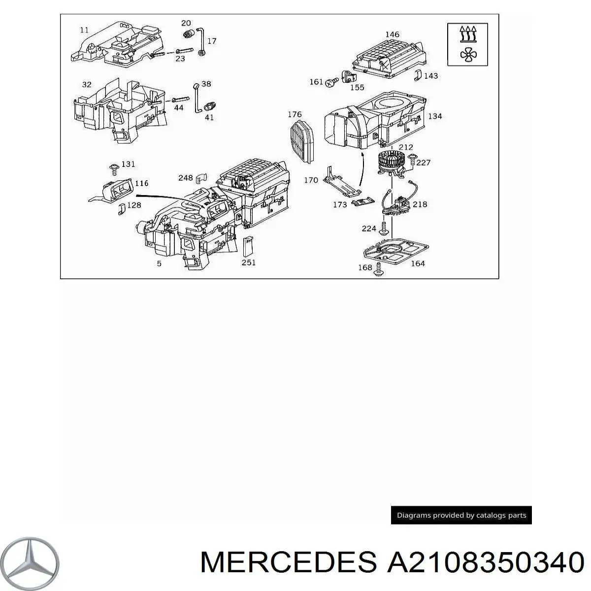 A2108350340 Mercedes 