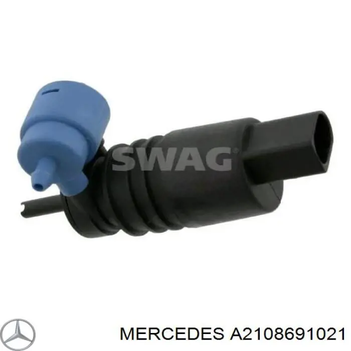 A2108691021 Mercedes Bomba de motor de fluido para lavador de vidro dianteiro