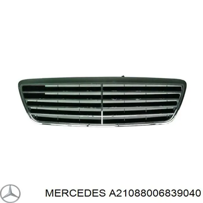 A21088006839040 Mercedes Grelha do radiador