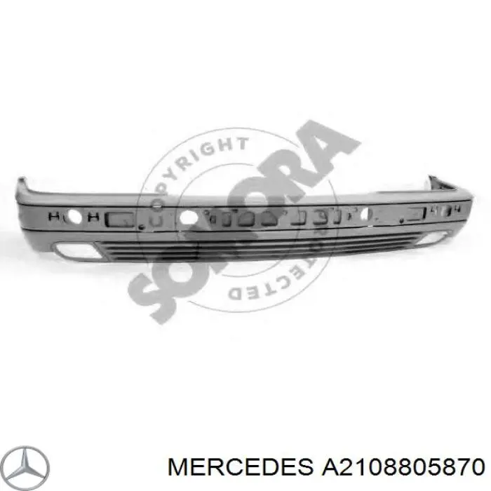 Compre A2108805870 Mercedes Pára-choque dianteiro