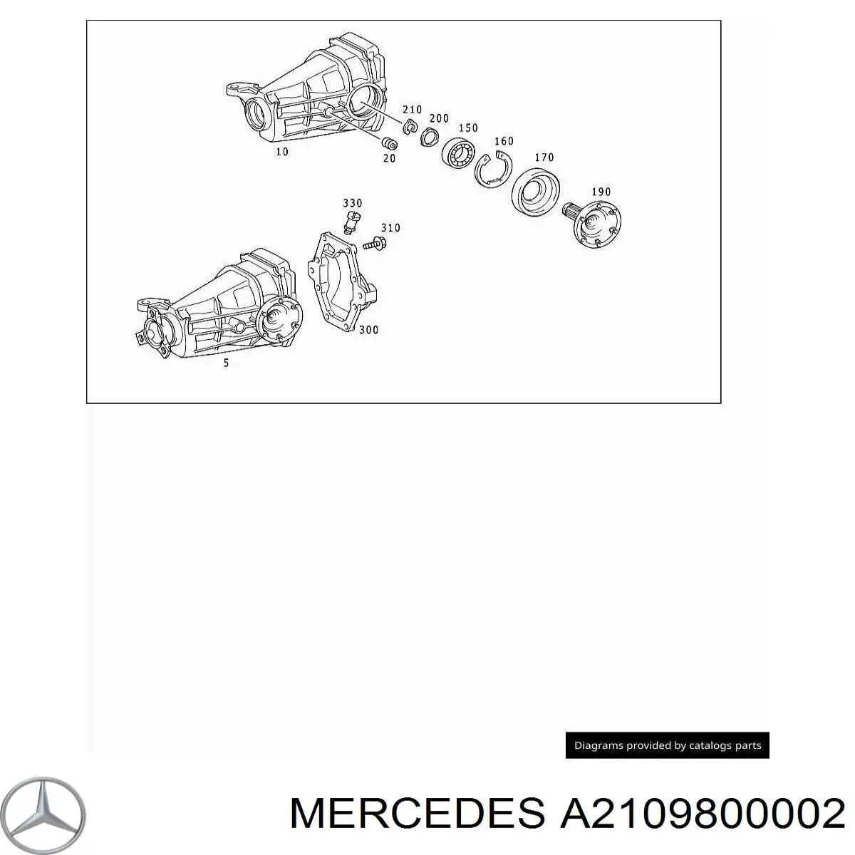  Mercedes A2109800002 preço, a partir de 193,40 USD