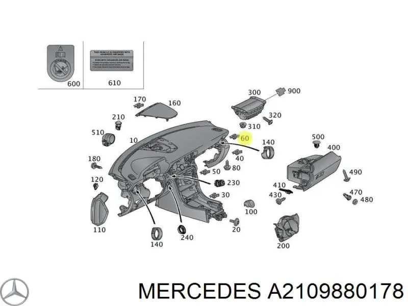 A2109880178 Mercedes 