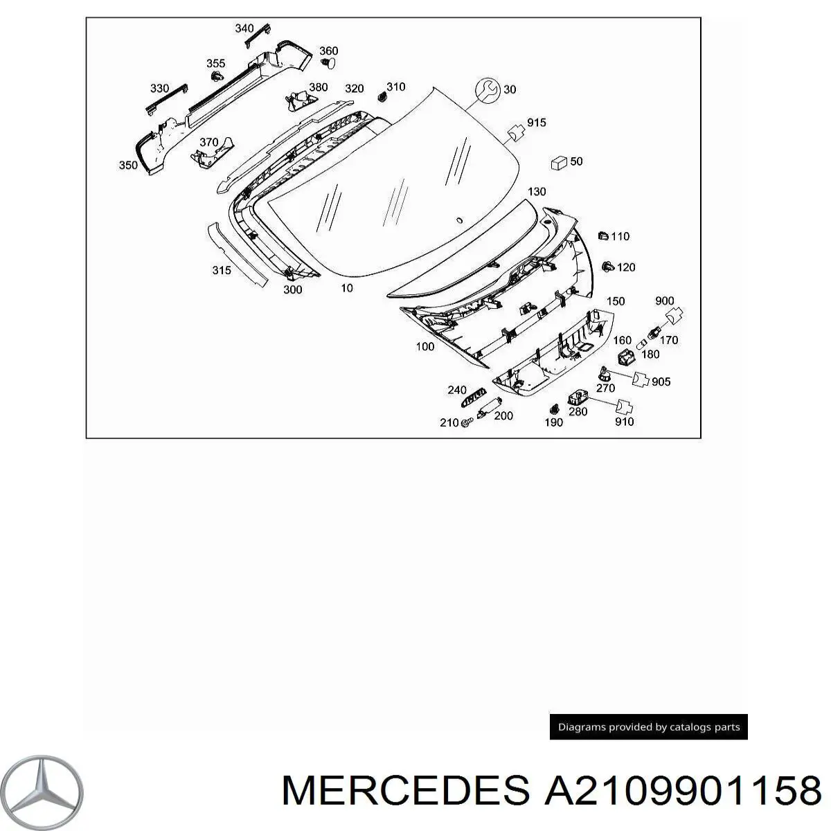  Mercedes A2109901158 preço, a partir de 4,97 USD