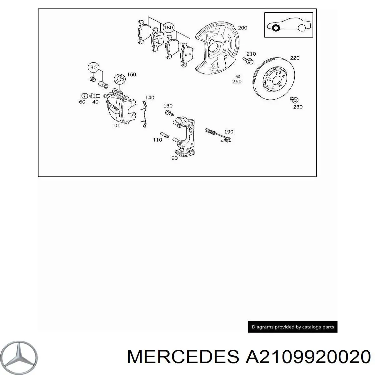 A2109920020 Mercedes 