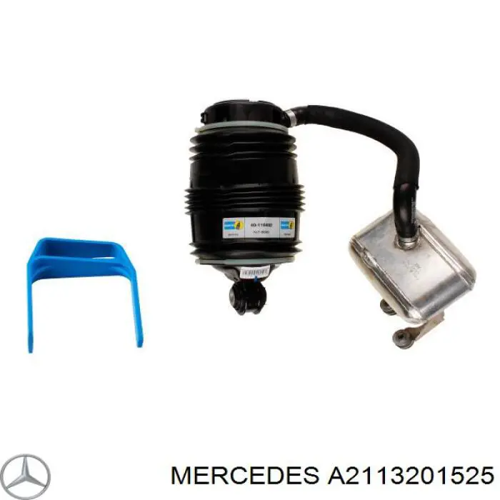 Coxim pneumático (suspensão de lâminas pneumática) do eixo traseiro Mercedes A2113201525 preço, a partir de 847,23 USD