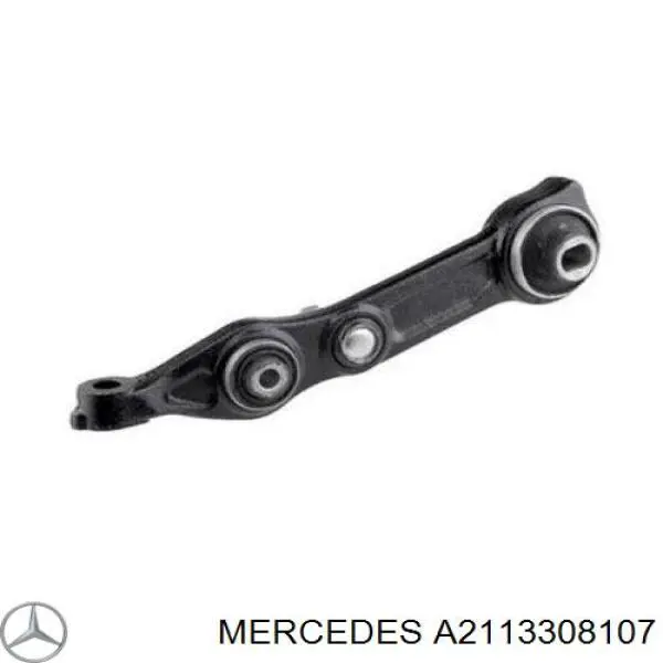 A2113308107 Mercedes Braço oscilante inferior esquerdo de suspensão dianteira
