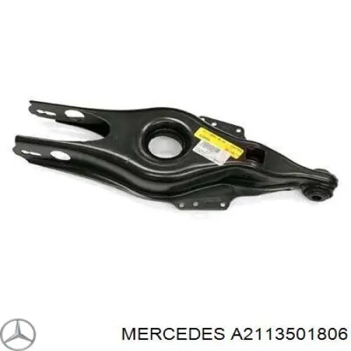 A2113501806 Mercedes Braço oscilante inferior esquerdo de suspensão traseira/direita