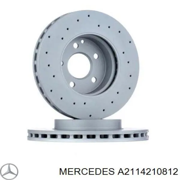 A2114210812 Mercedes Disco do freio dianteiro