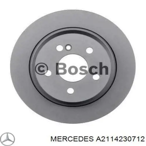 Disco do freio traseiro Mercedes A2114230712 preço, a partir de 47,59 USD