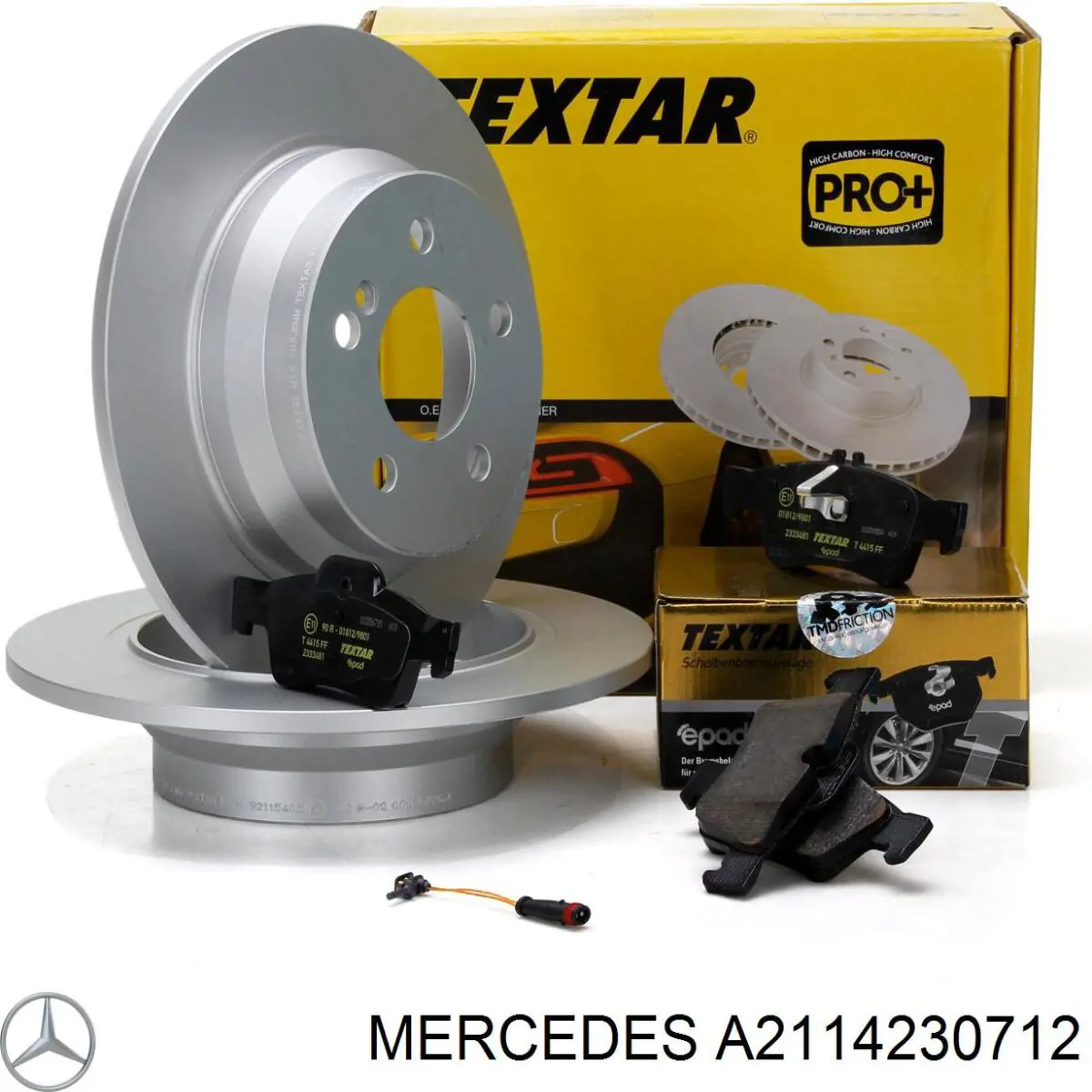 Compre A2114230712 Mercedes Disco do freio traseiro