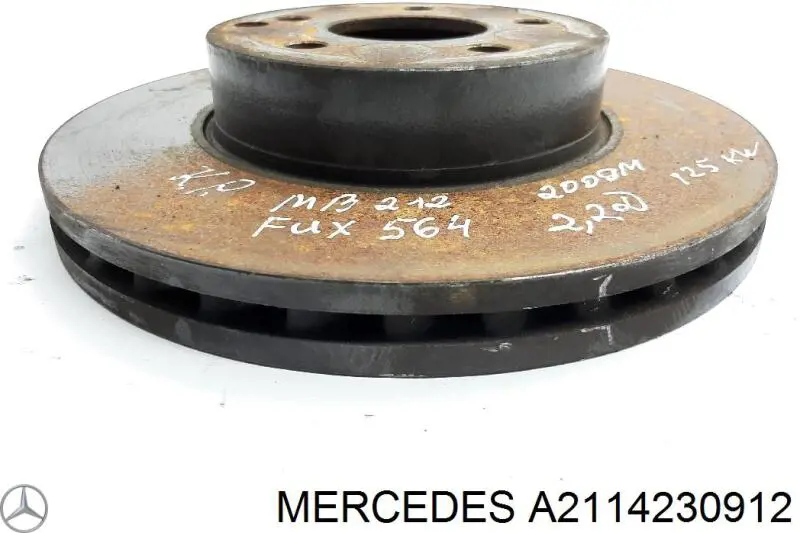 A2114230912 Mercedes Disco do freio traseiro