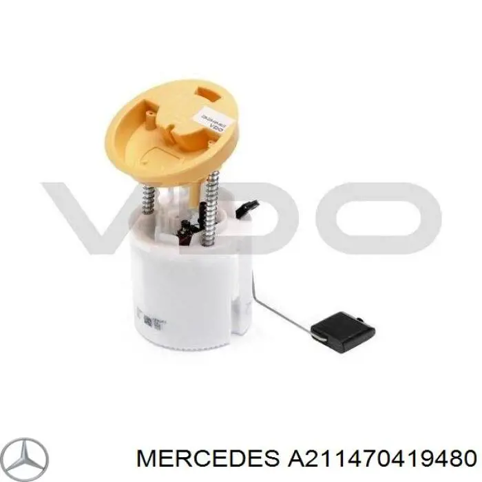 A211470419480 Mercedes Módulo de bomba de combustível com sensor do nível de combustível